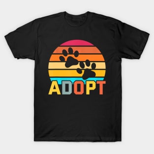 Rainbow Adopt A Dog T-Shirt